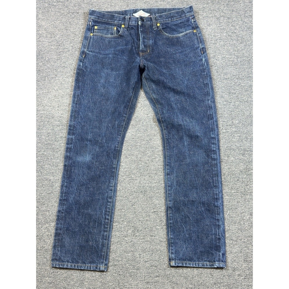 Grayers Japanese Denim Selvedge Jeans Men's 34 x 32 100% Cotton Button Fly